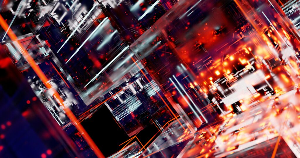 Futuristic AI interface symbolizing GitHub Copilot Review and Strongest Upgrades 2025 in software development.