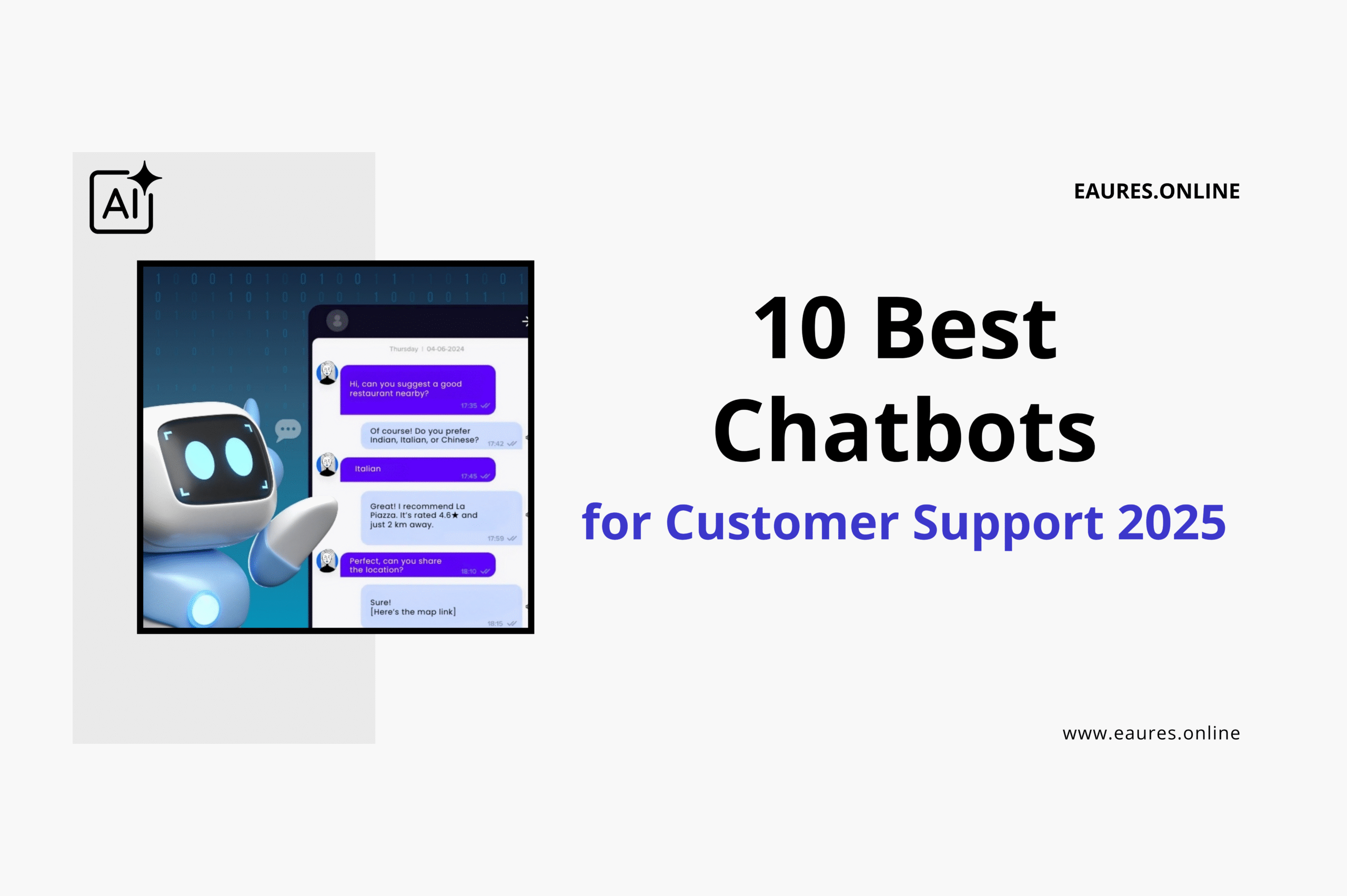 Read more about the article 10 Best Chatbots for Customer Support 2025