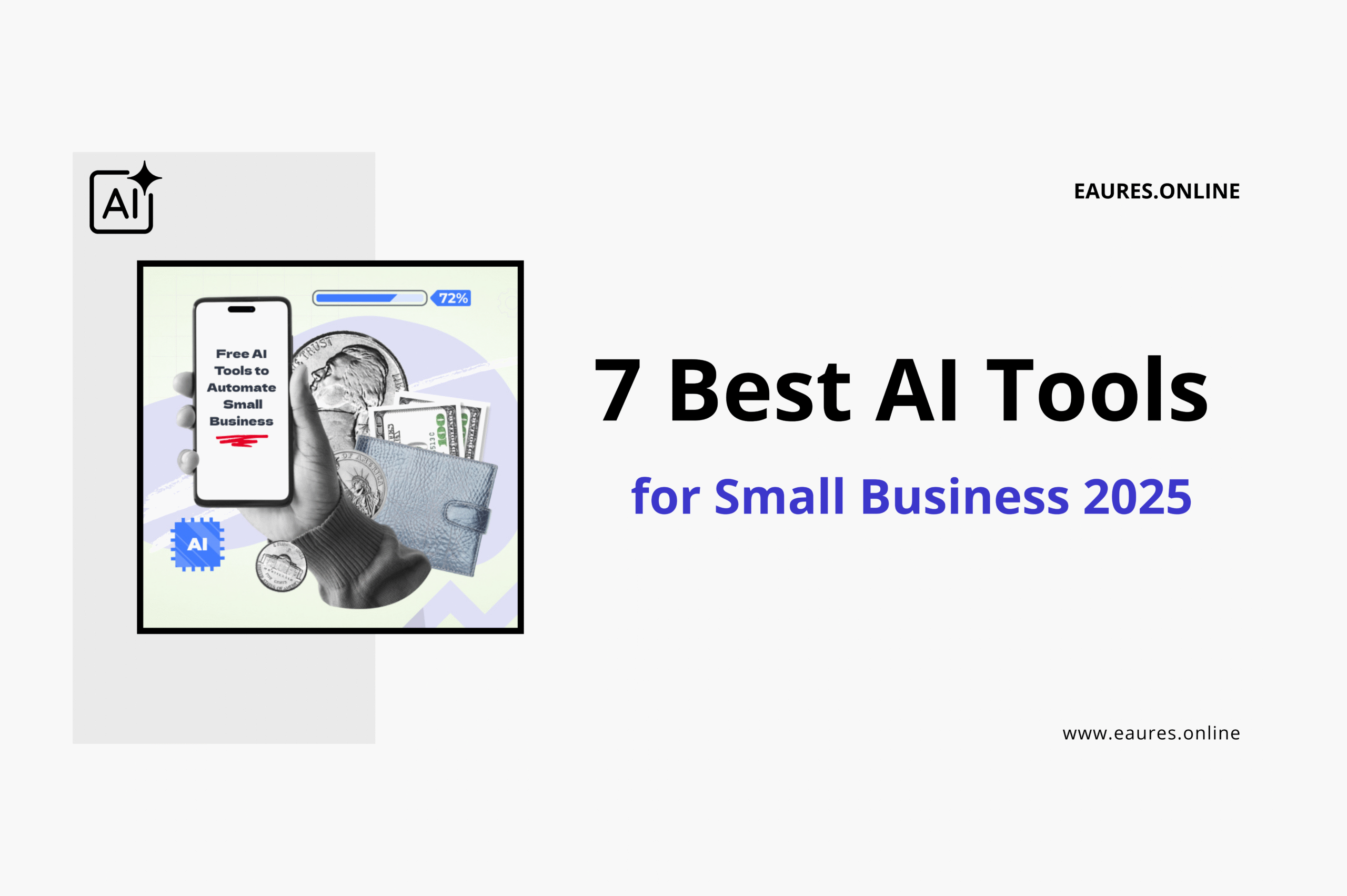 Read more about the article 7 Best AI Tools for Small Business 2025